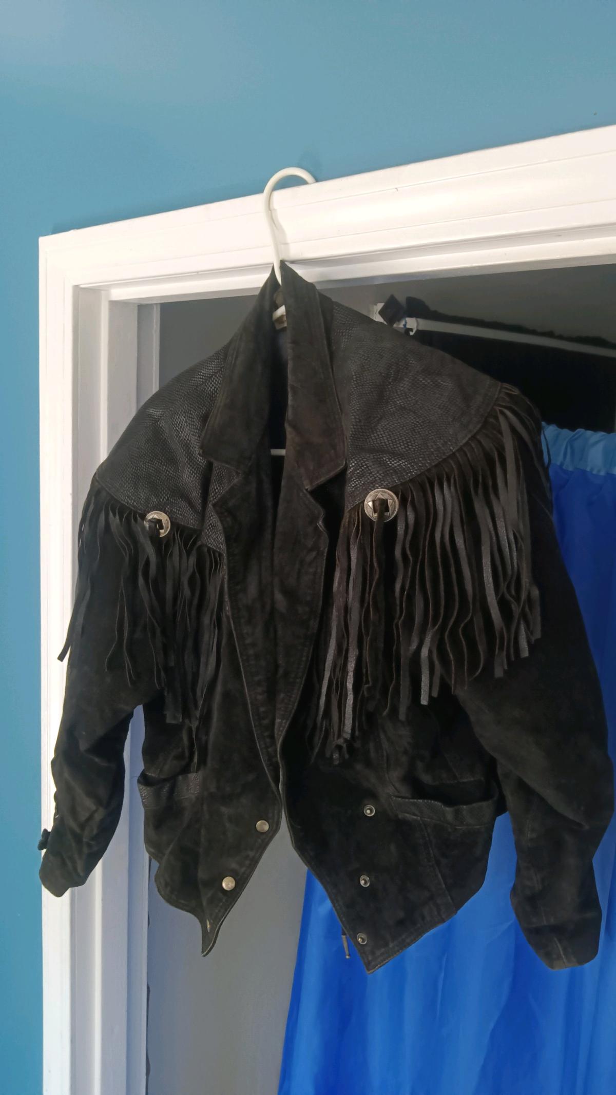 small womens leather Swead jacket