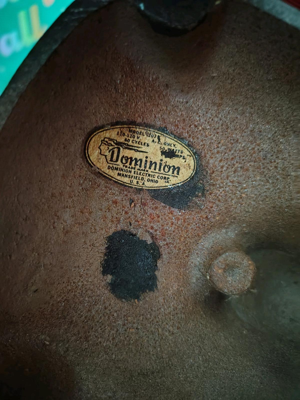 antique electric fan