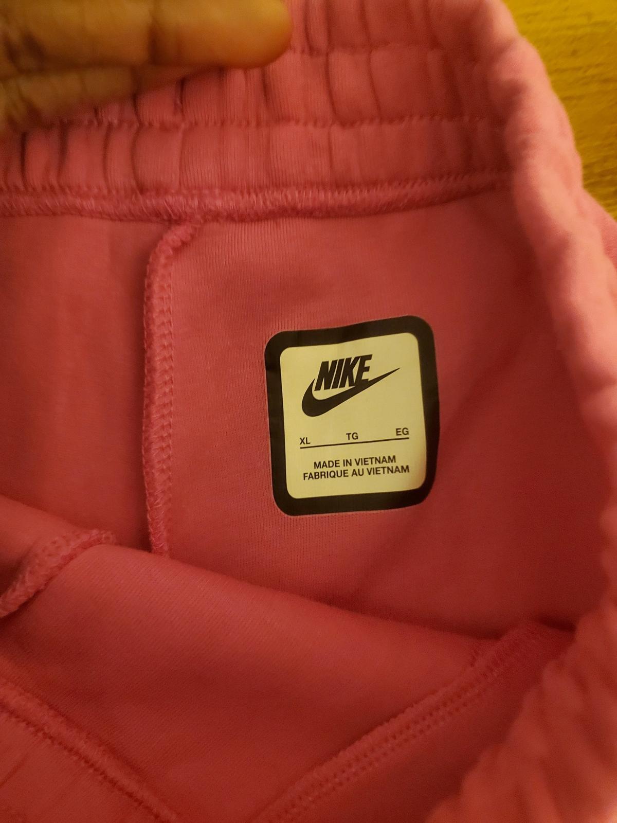 Pink Nike tech pants XL