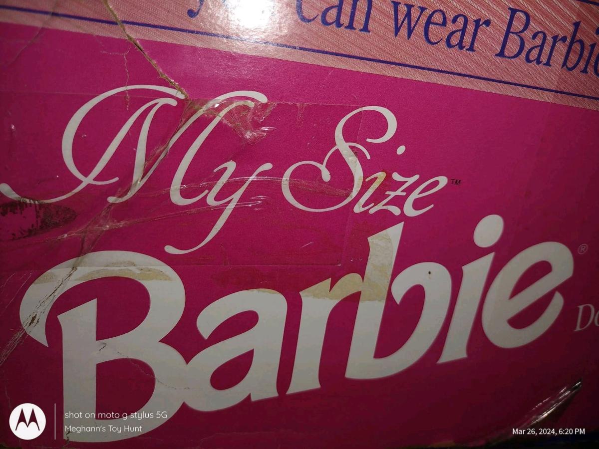Vtg 92 My Size Barbie Doll