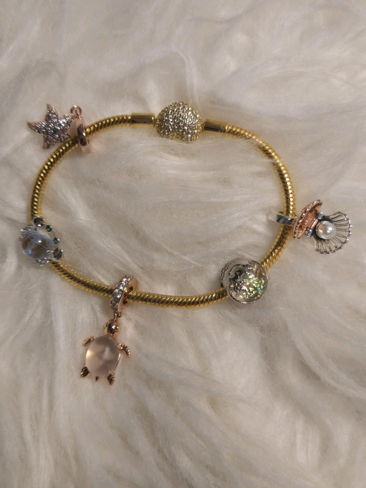 Pandora Club 2023 Sea Shell  TreatedFreshwater Cultured Pear