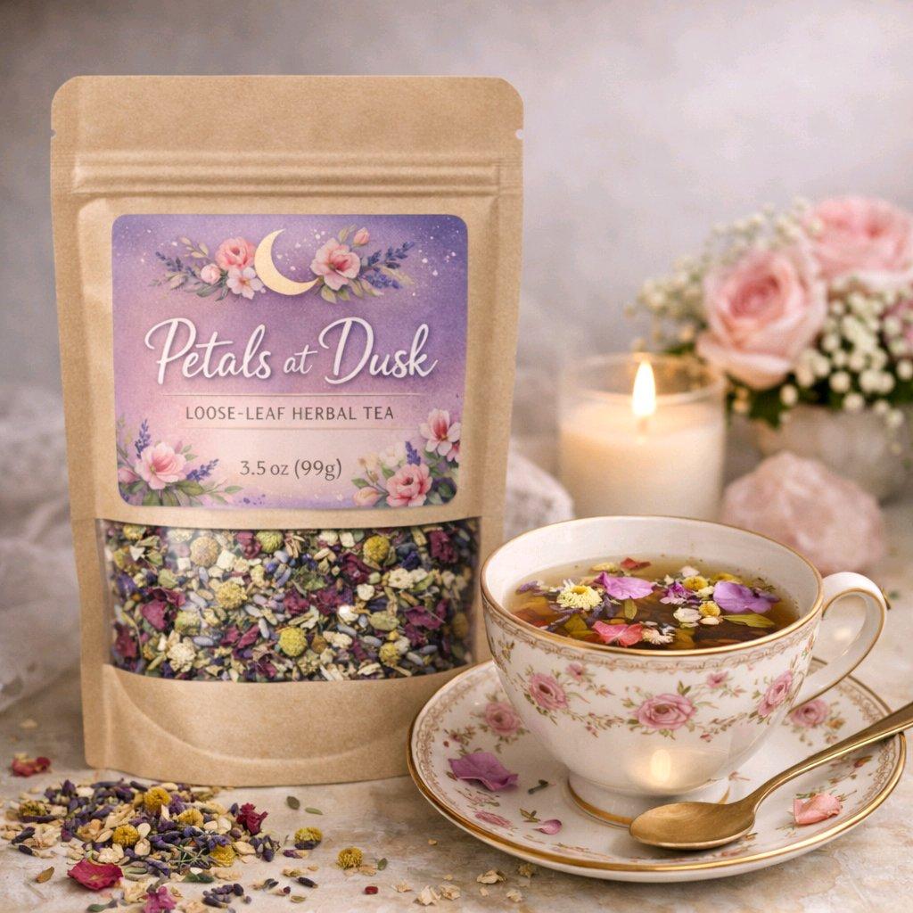 Petals at Dusk Herbal Sleep Tea