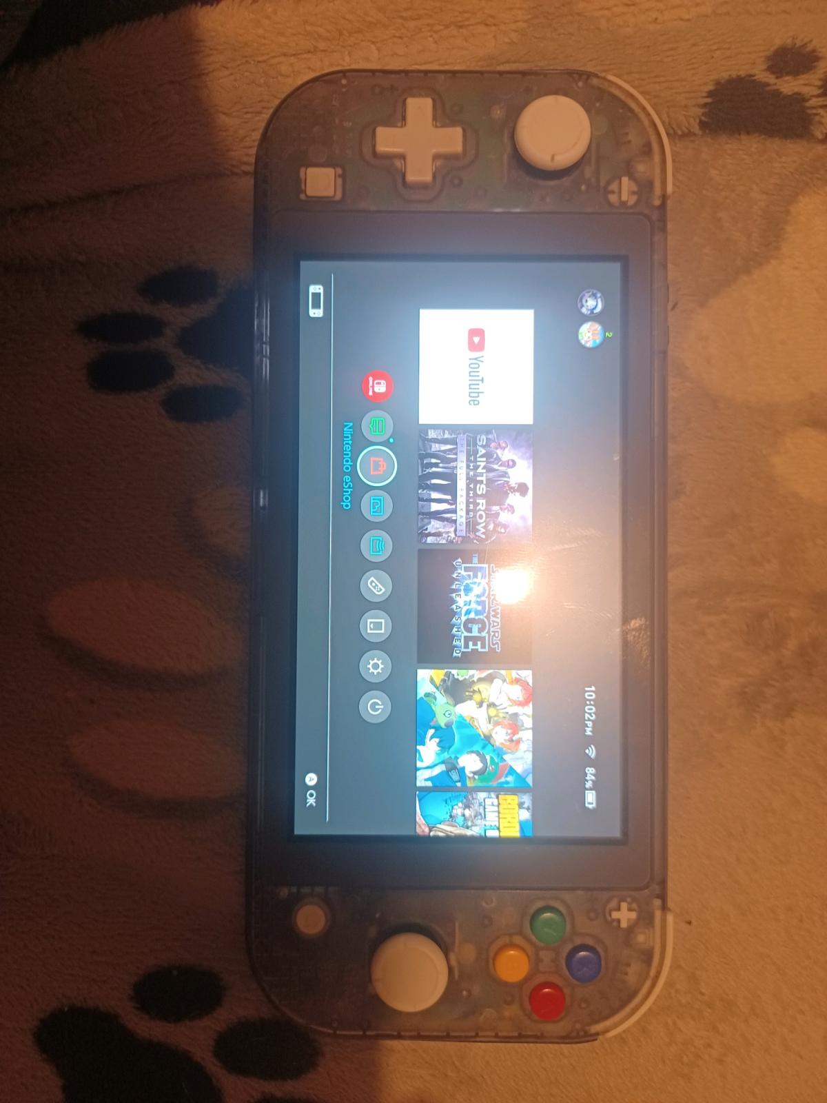crystalclear black switch lite custom built console