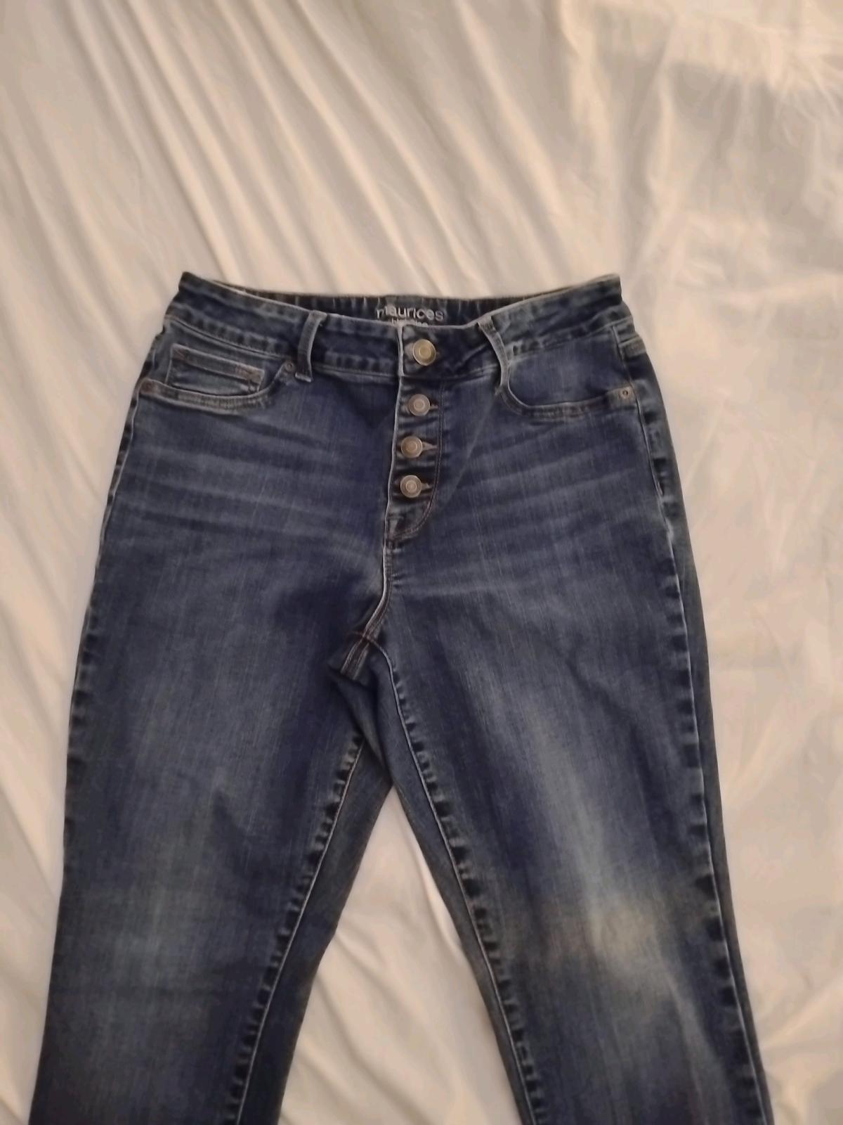 dark blue jeans Large High Rise
