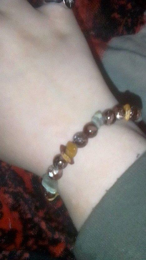 Handmade Brown and White