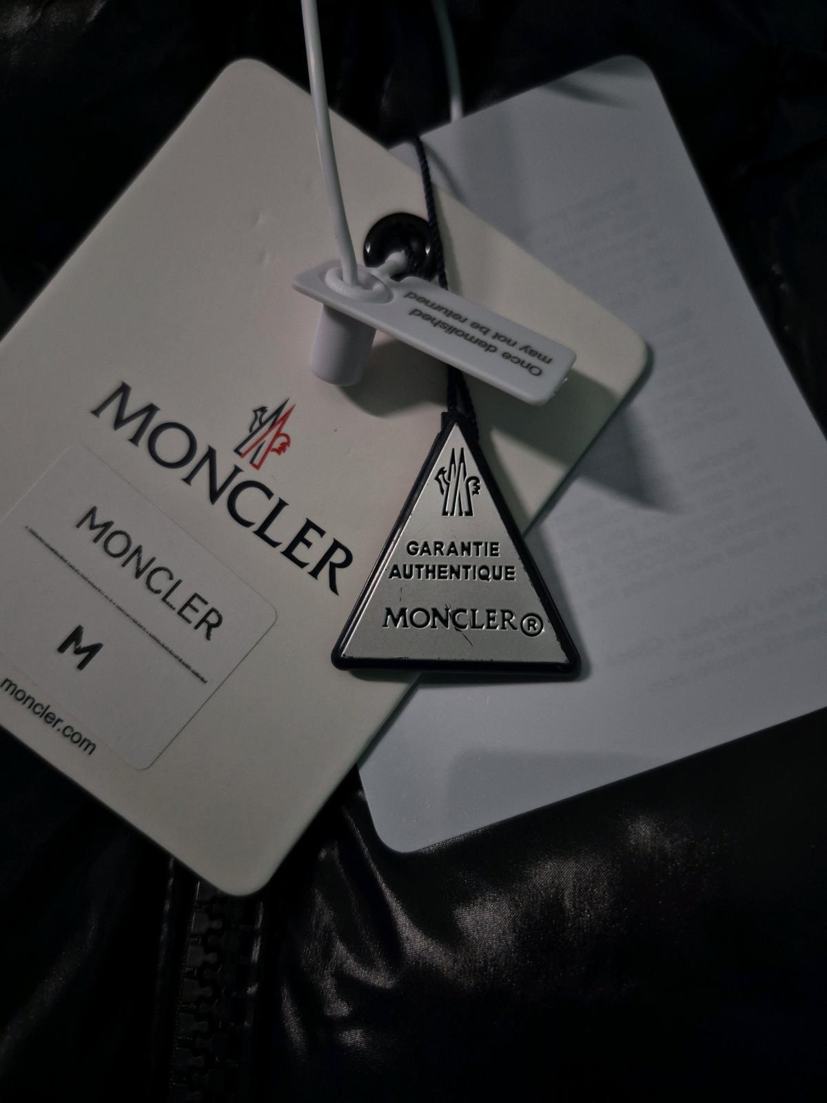 Black Moncler Puffer Jacket Size M