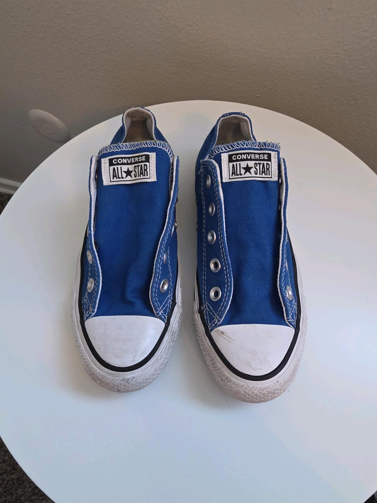 royal blue Converse