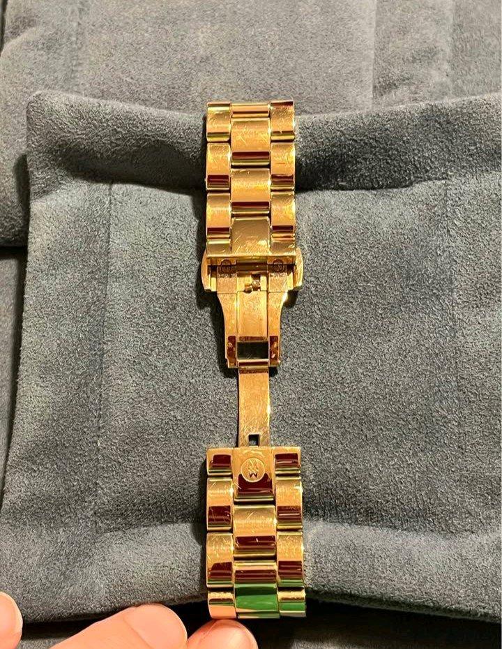 Michele Jetway Diamond and mother of Pearl Gold tone Womens