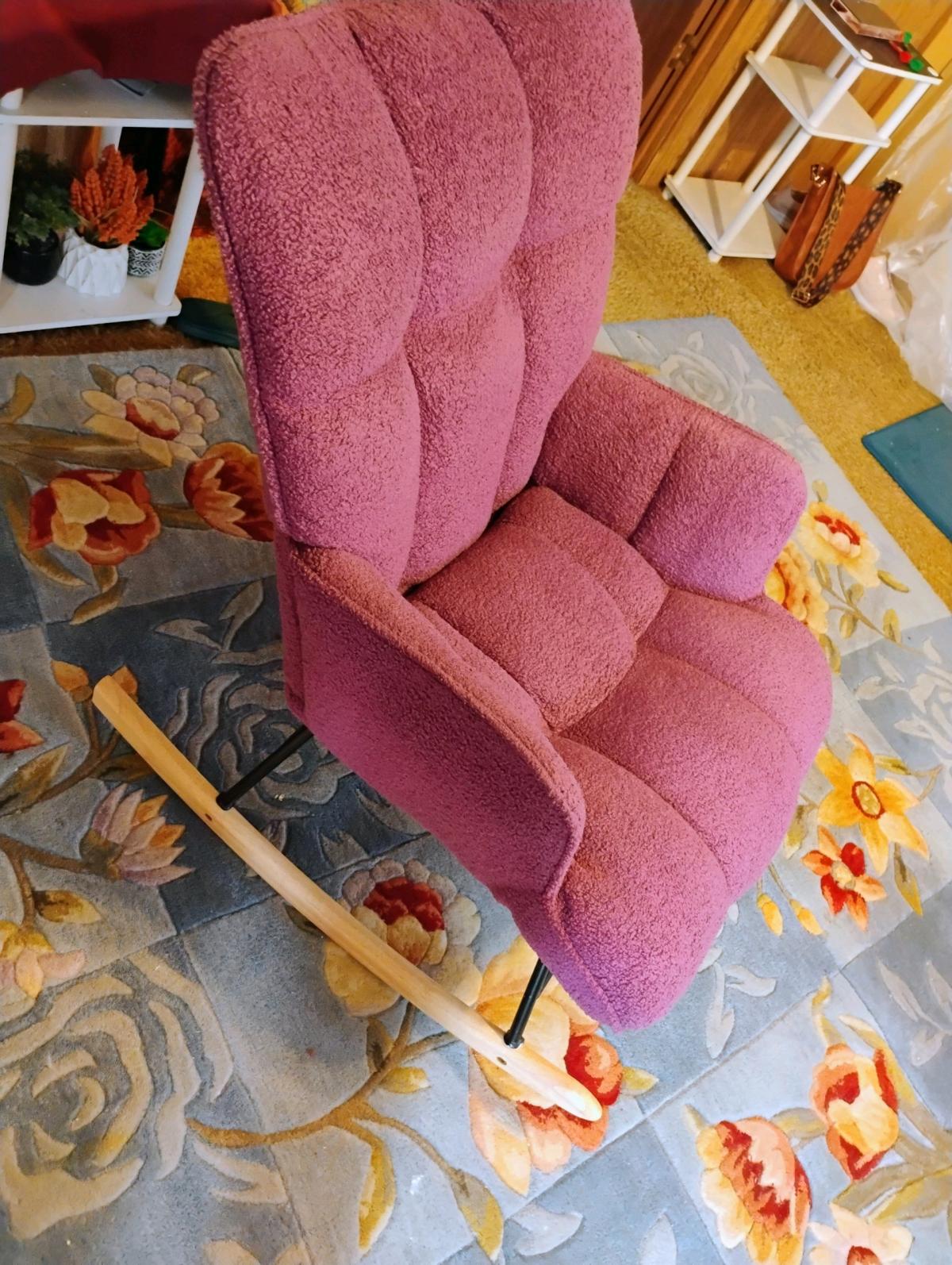 purple Rocking chair