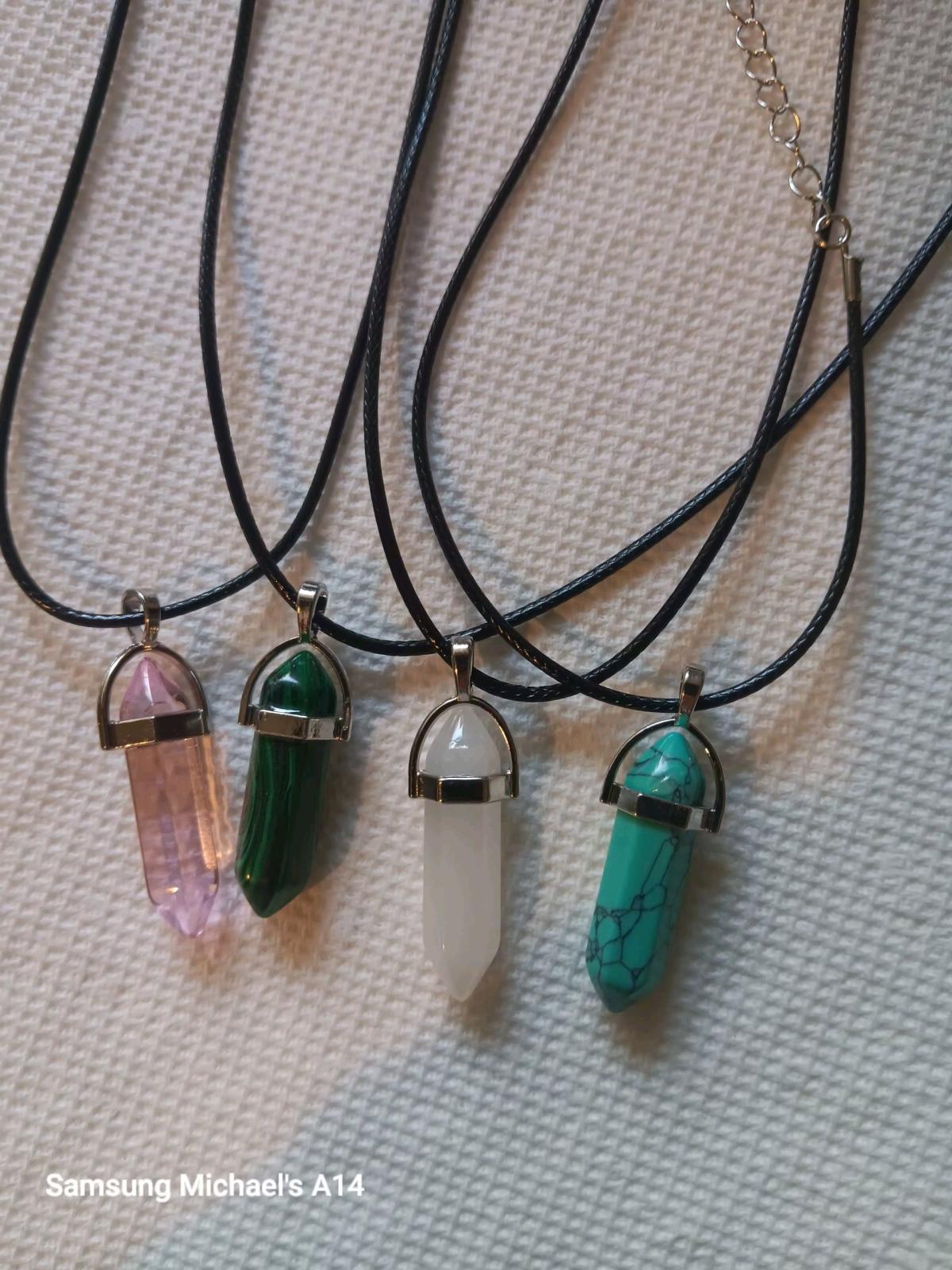 Quartz necklaces