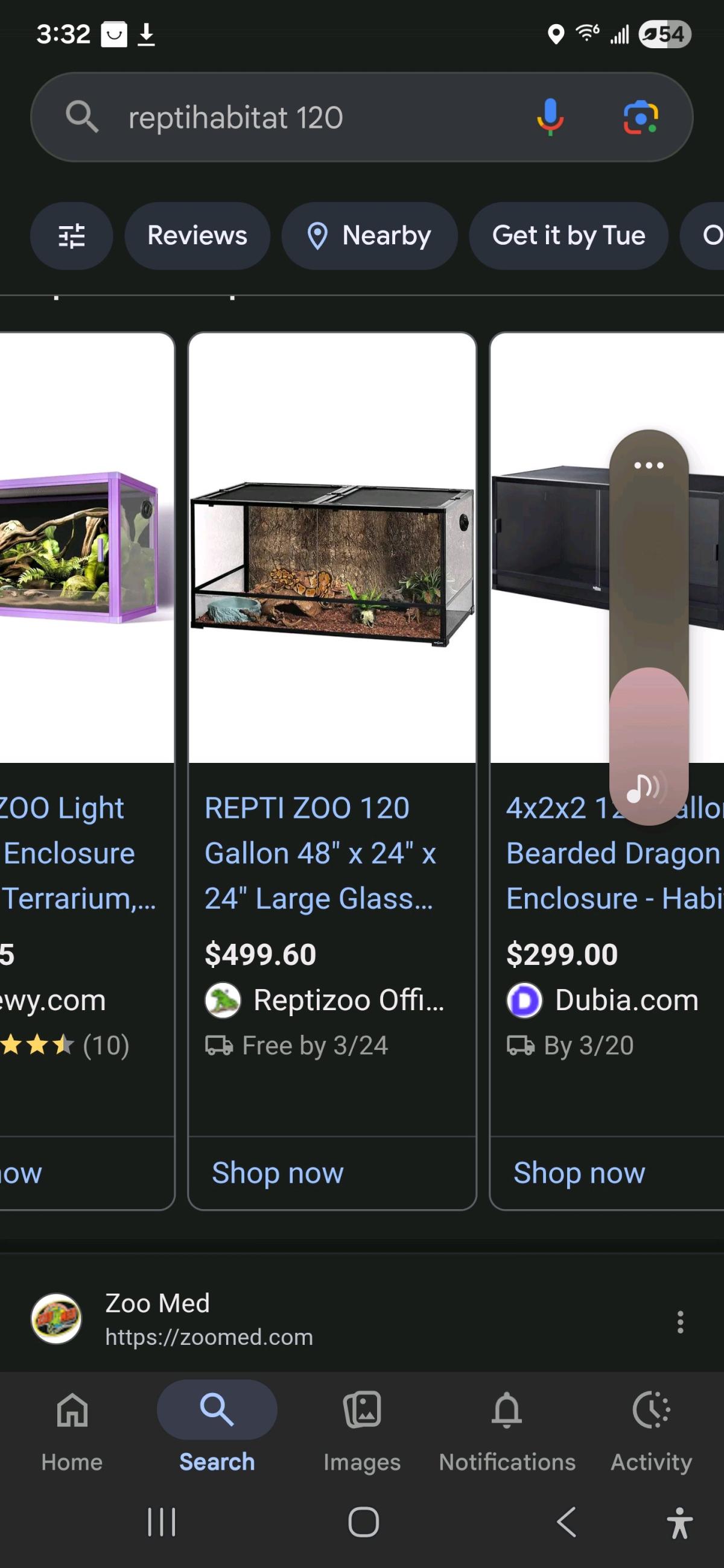 terrarium 120 gallon