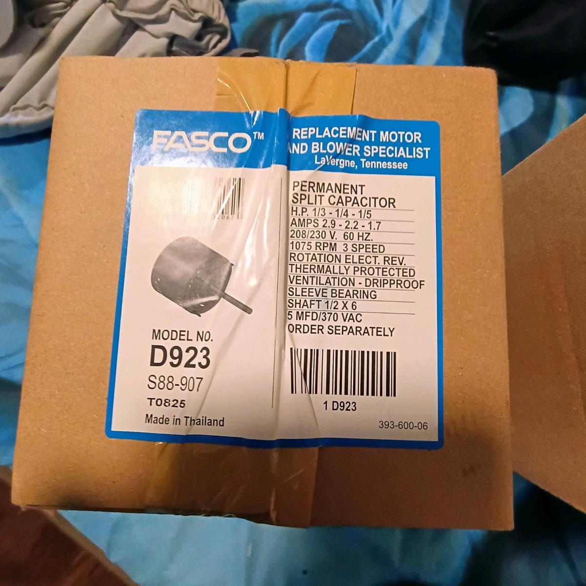 permanent split capacitor