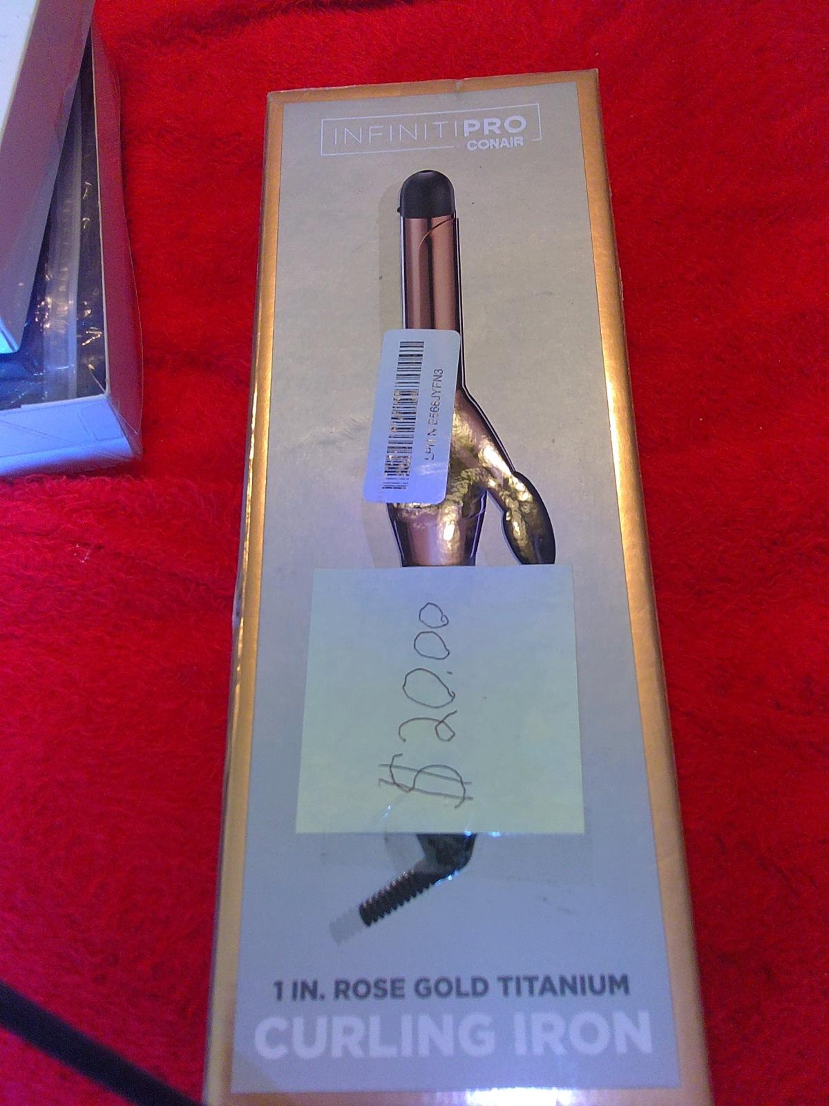 Infintypro by conair rose gold titanium curler