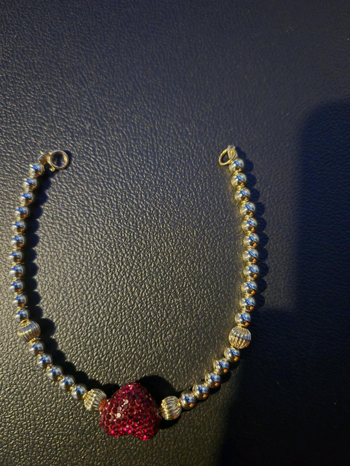 14kt Gold filled Crystal Beaded Bracelet