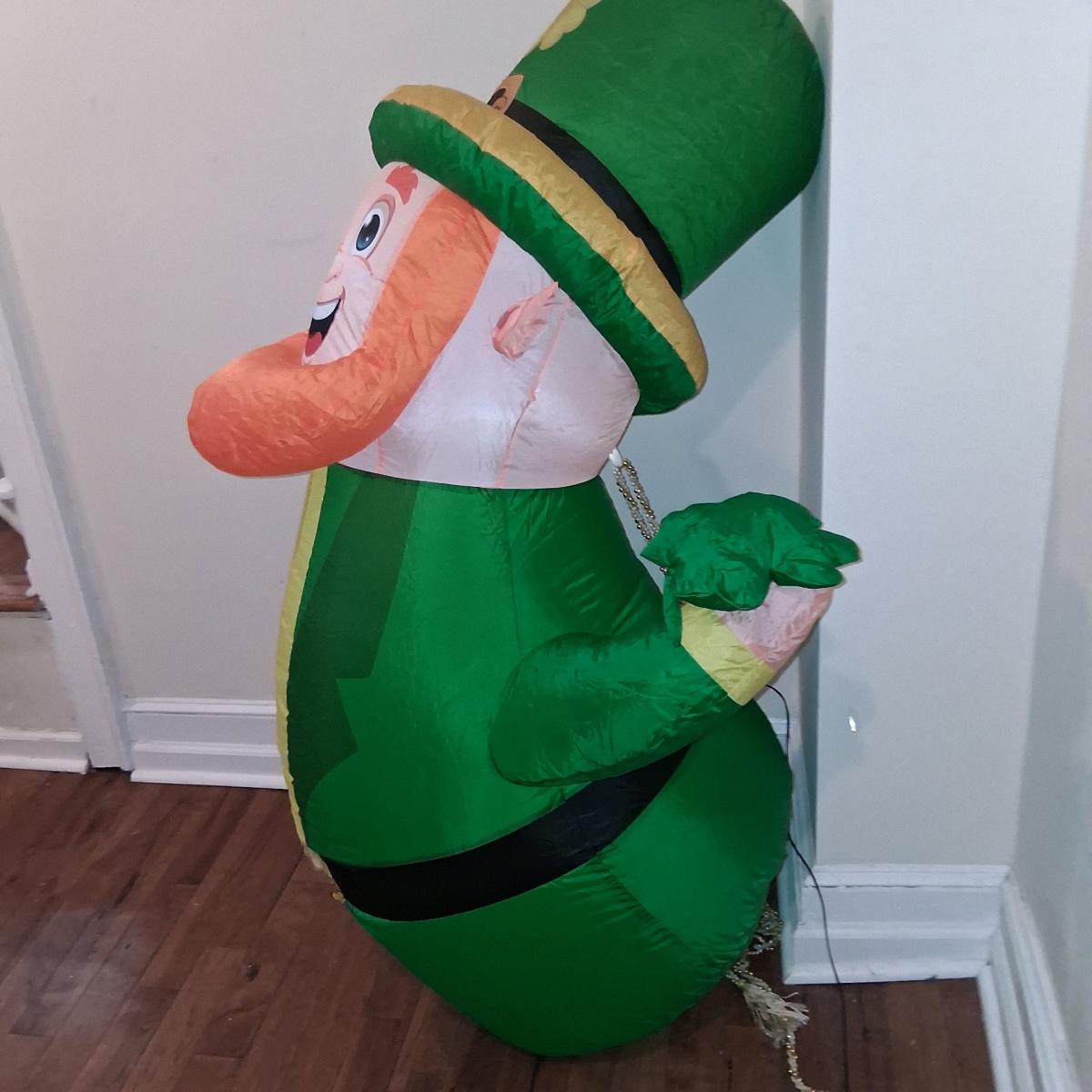 St Patricks Day Bundle 5ft leprechaun Inflatable  Books Art