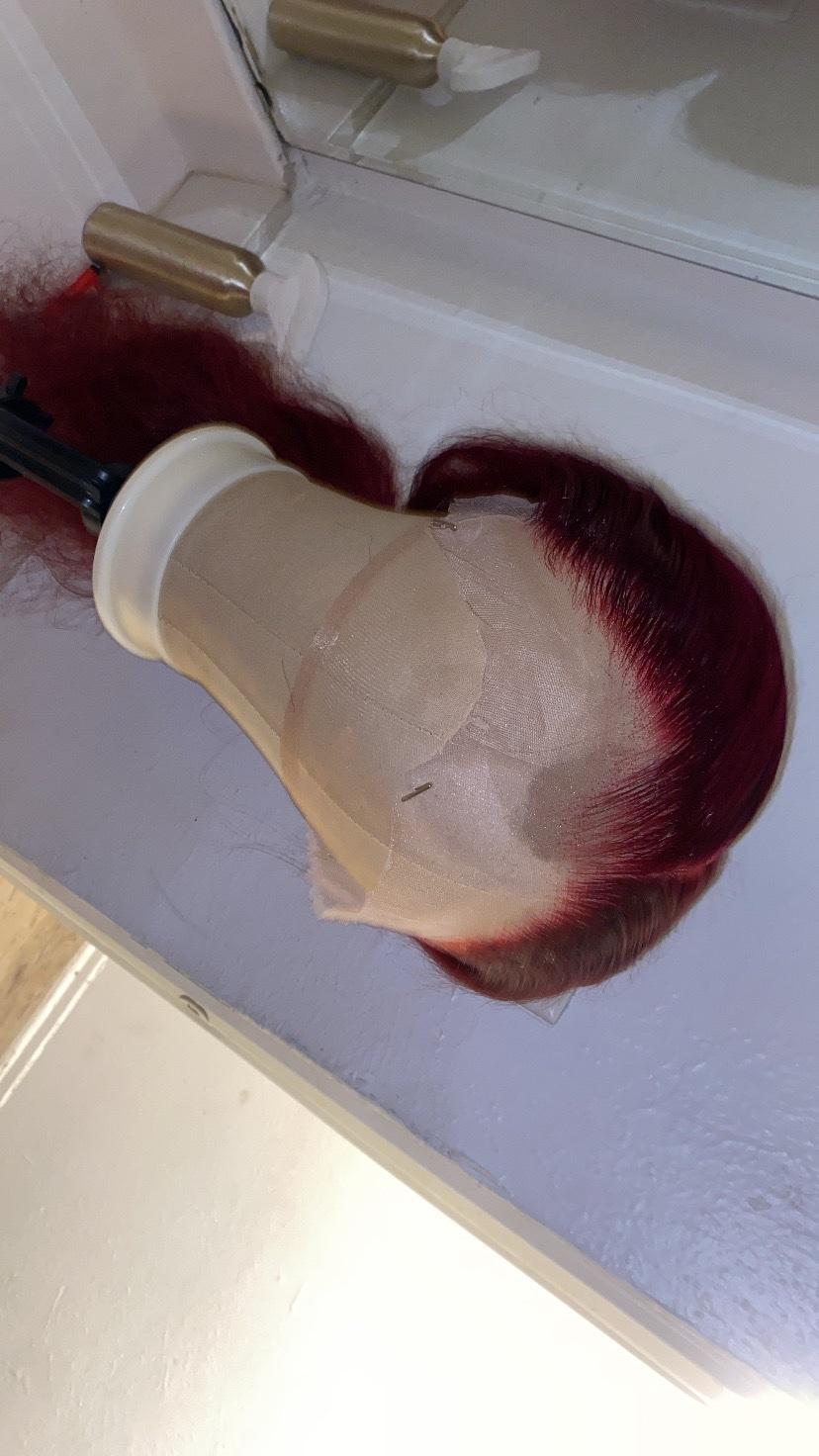 human hair 13x6 99j 28 inch