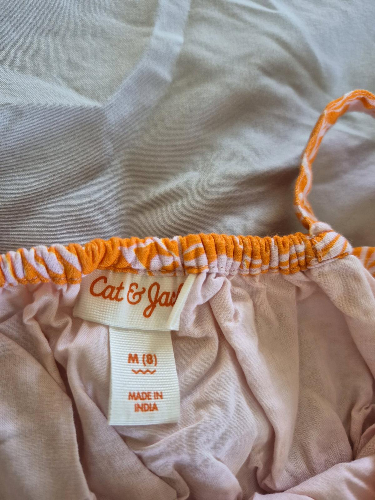 Cat  Jack girls size 8 floral dress with pockets NWT