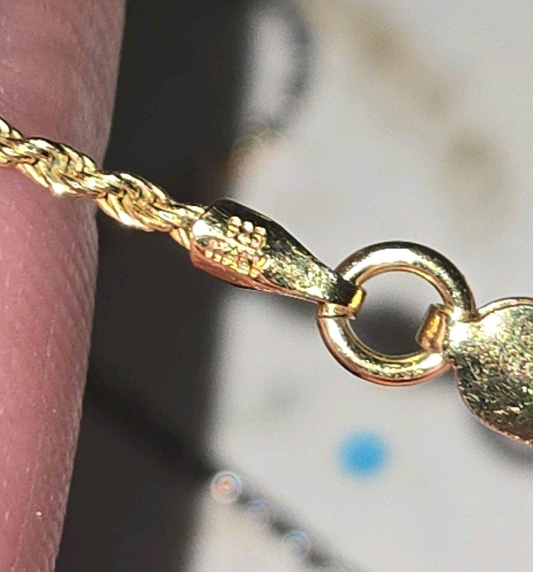 TriTone Sterling Silver Twisted Chain Necklace