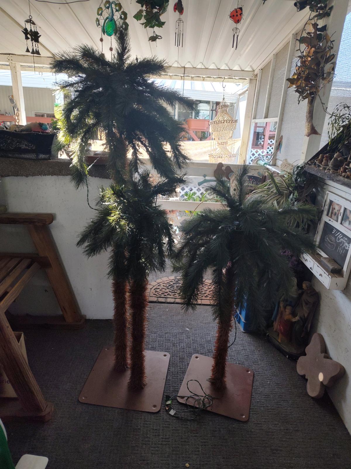 palm tree light patios 2 set of