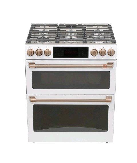 Brand New Matte White  Cafe 30in double oven FIRM PRICE