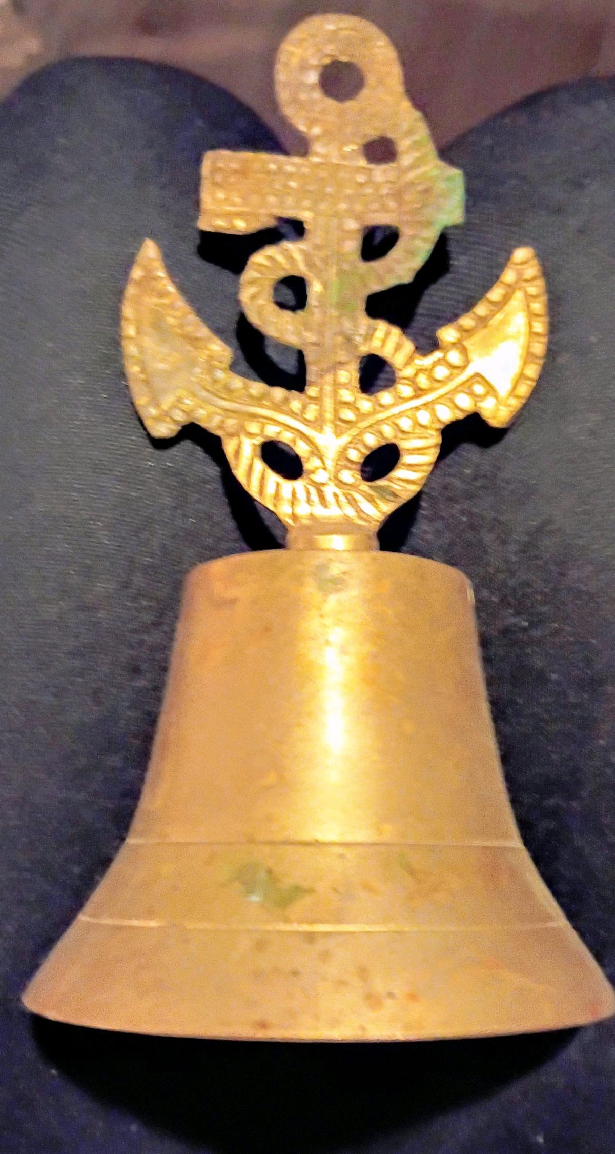 vintage brass bell