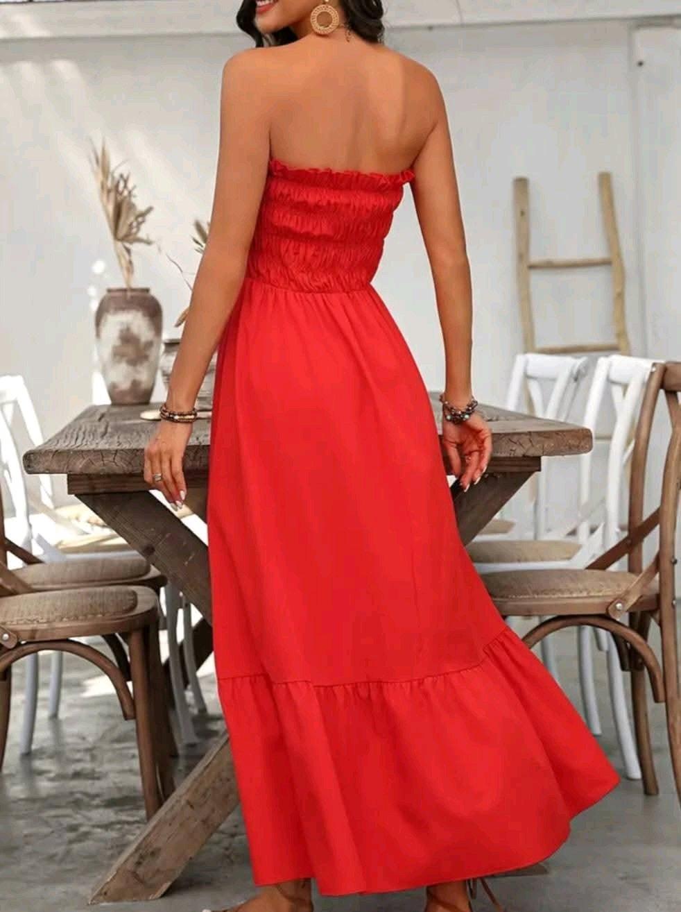Womens Tube Long Dress