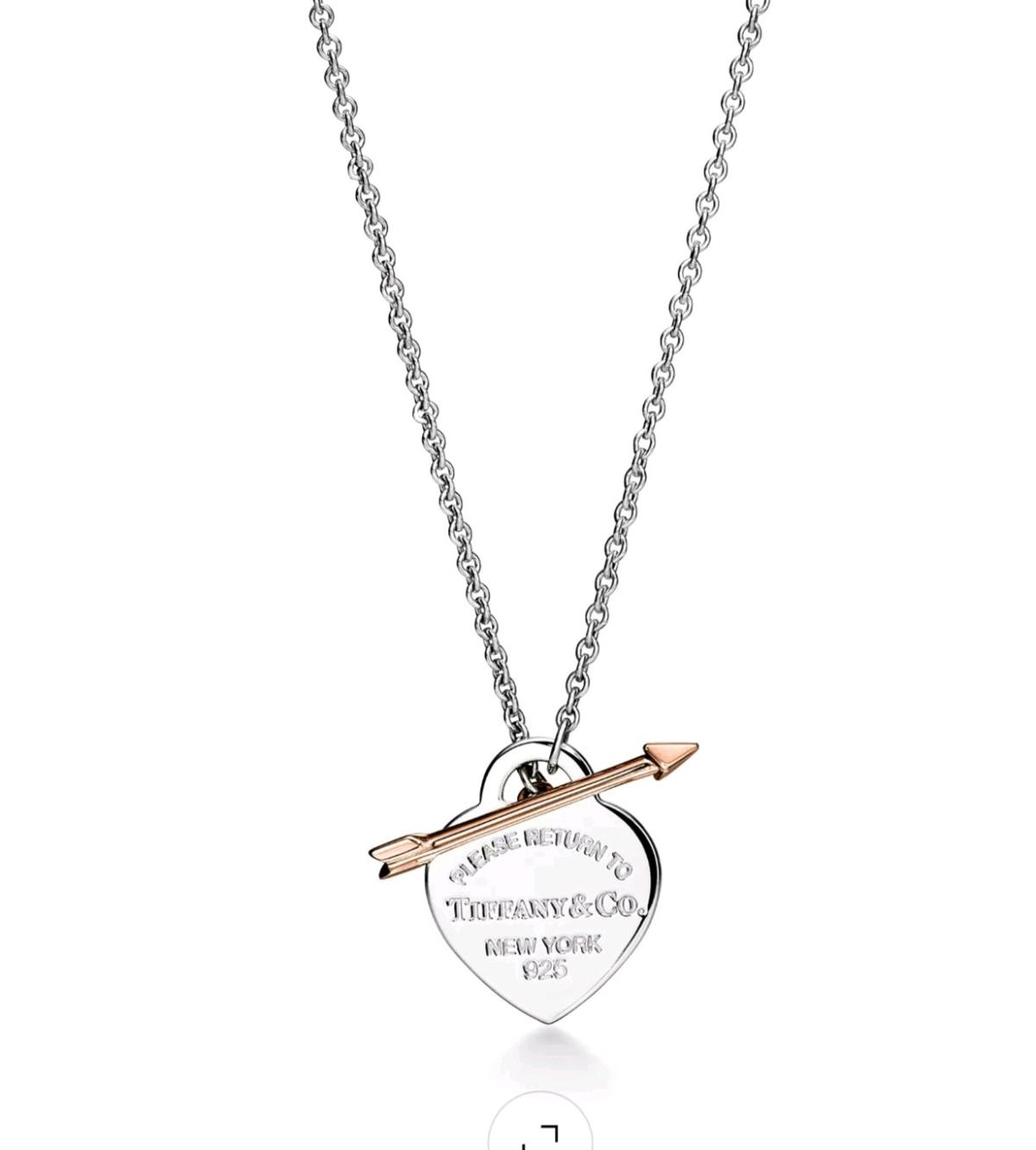 TiffanyCo Heart arrow necklace