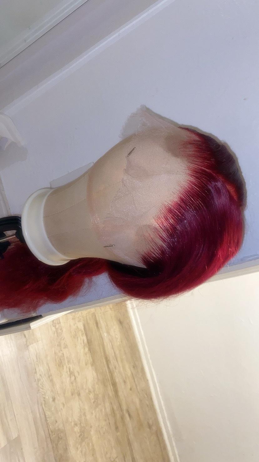human hair 13x6 99j 28 inch