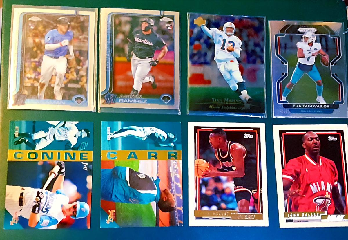 Miami Sports Teams Trading Cards