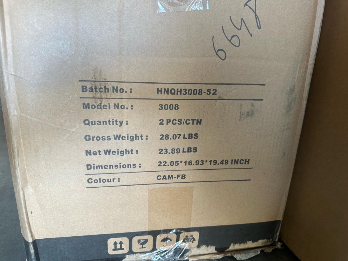 Brand New Chairs still in Box set of 2