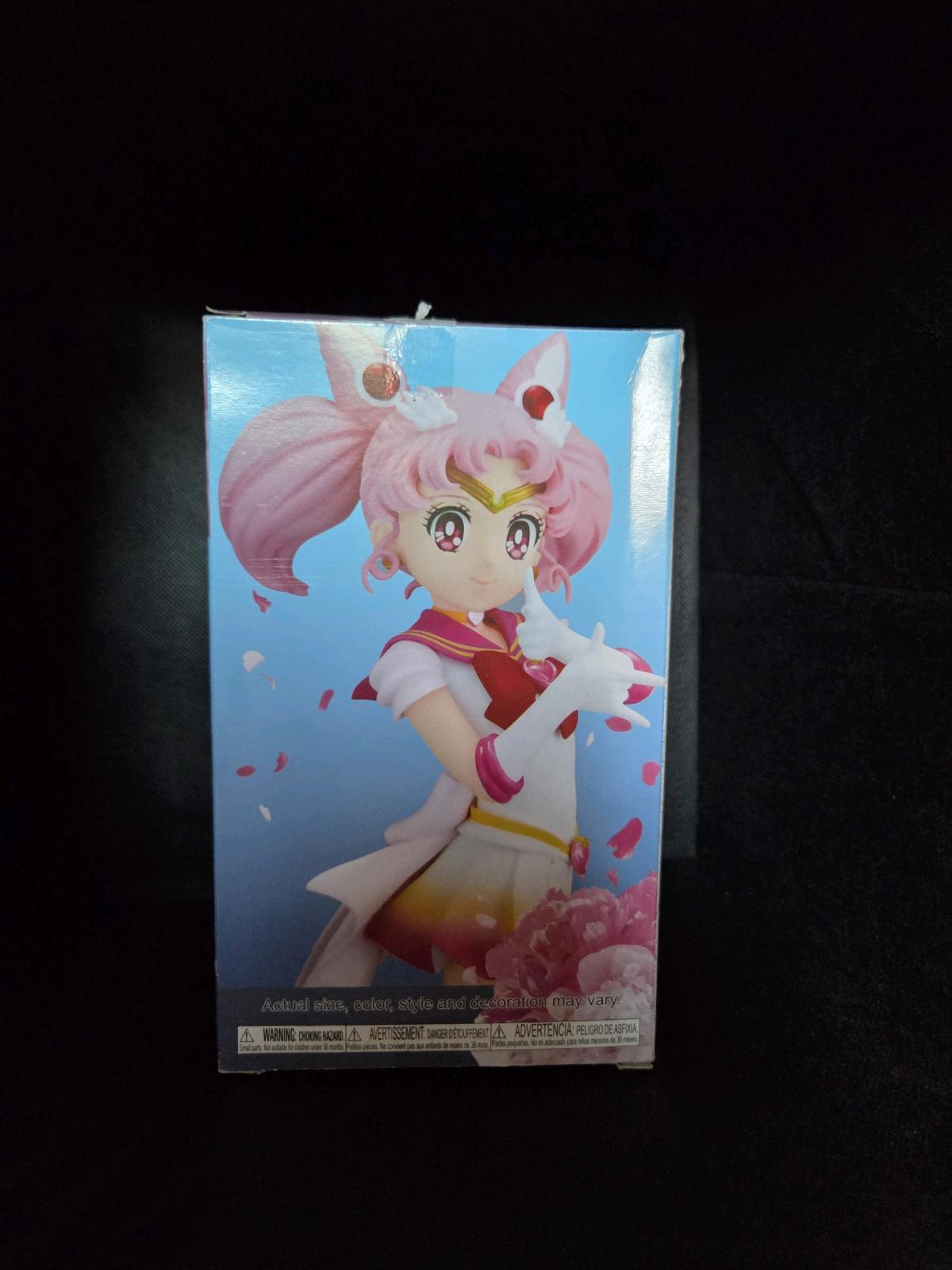 2 PcsSet Sailor Moon Eternal Super Chibi Moon Figure Glitter