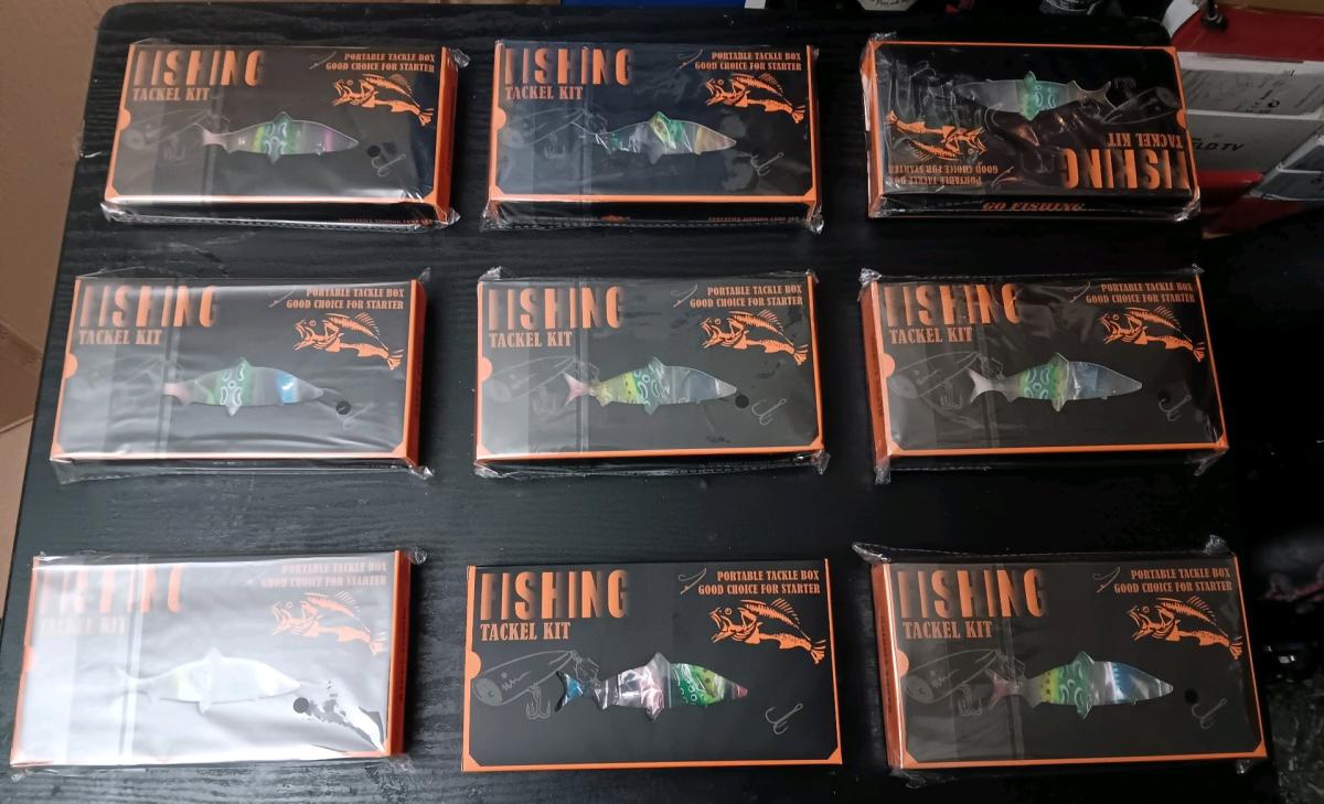 FISHING TRAVEL KIT AND LURE SET