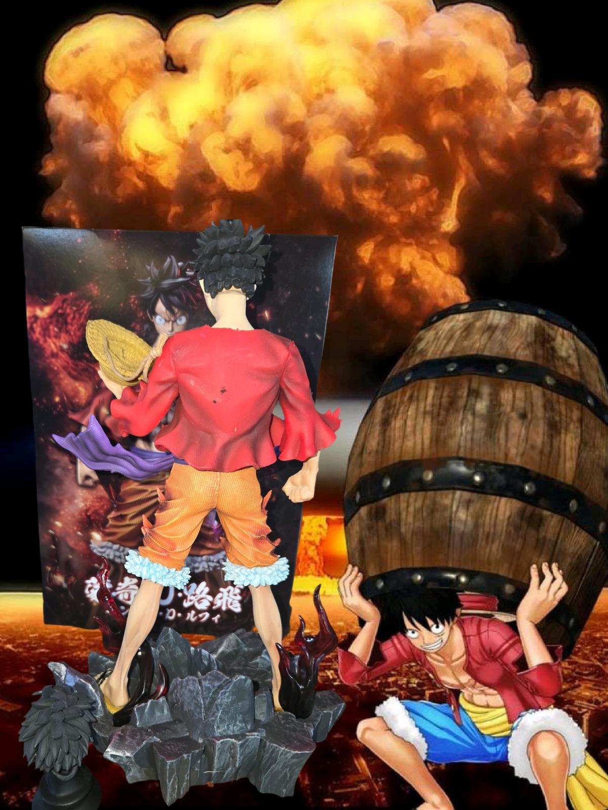 BattleDamaged Luffy Action Figure