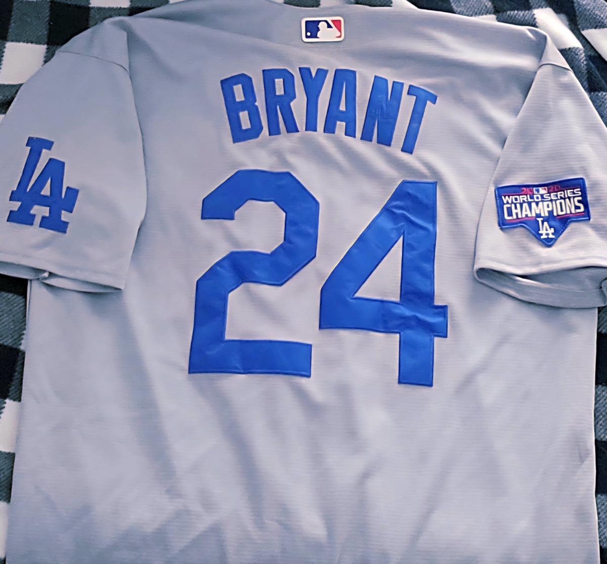 K8BE BRYANT LA Dodgers Jersey