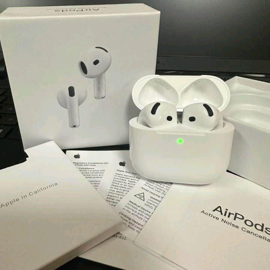 Airpods 4 with active Noise cancellation wireless charging c