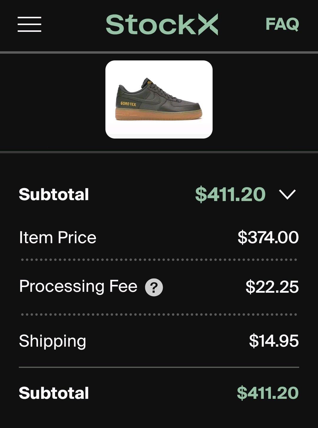 Nike Air Force 1 GoreTex Olive Sneakers
