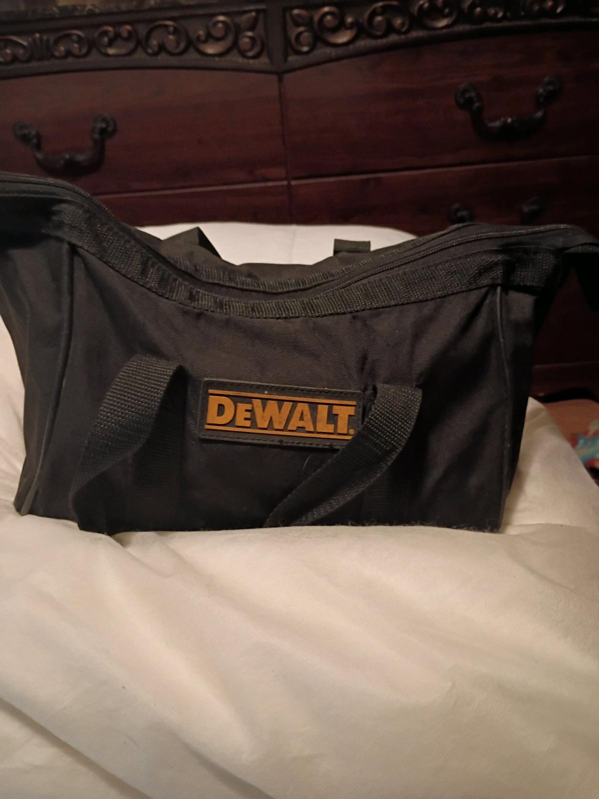 tools in DeWalt bag