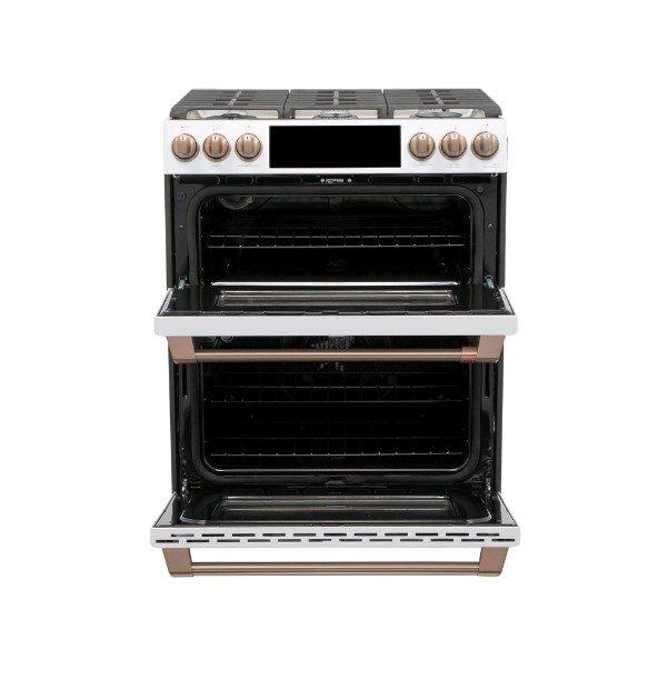 Brand New Matte White  Cafe 30in double oven FIRM PRICE