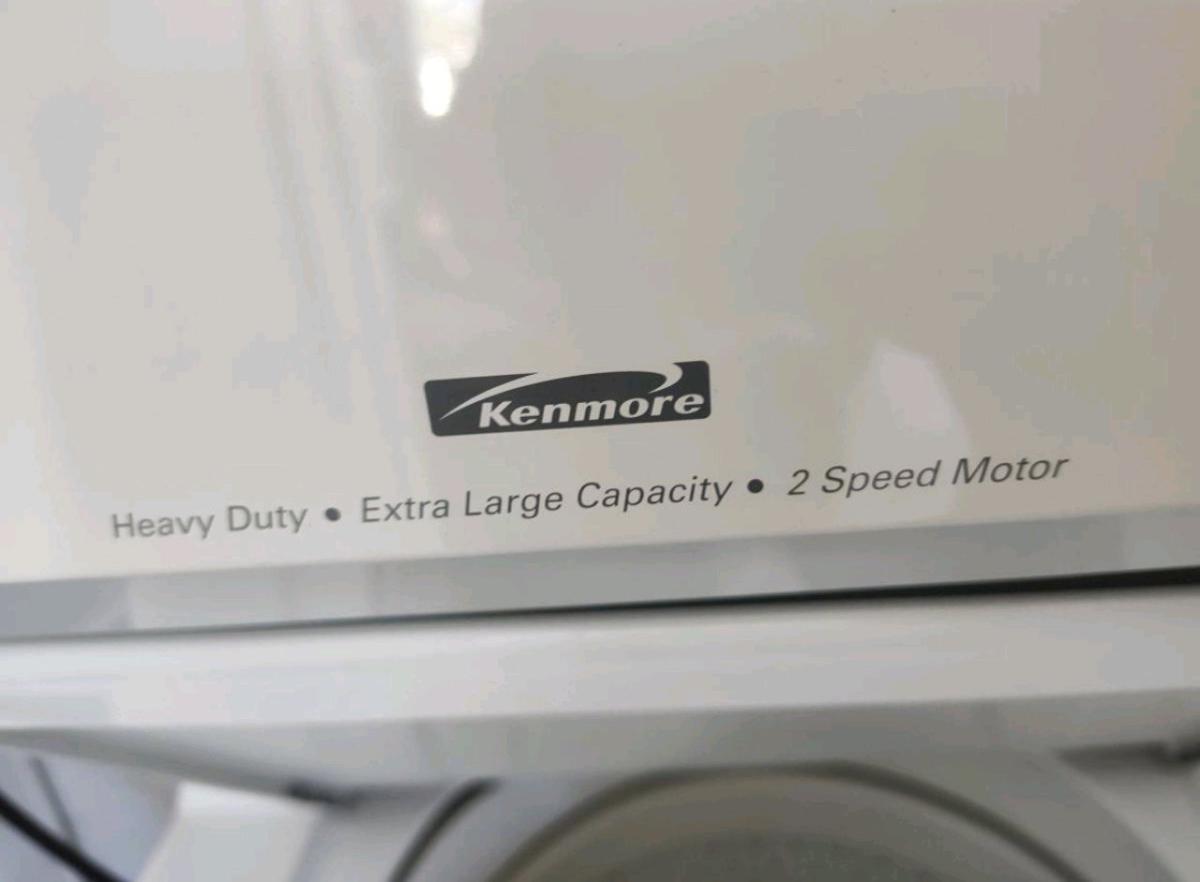 Kenmore washer and dryer
