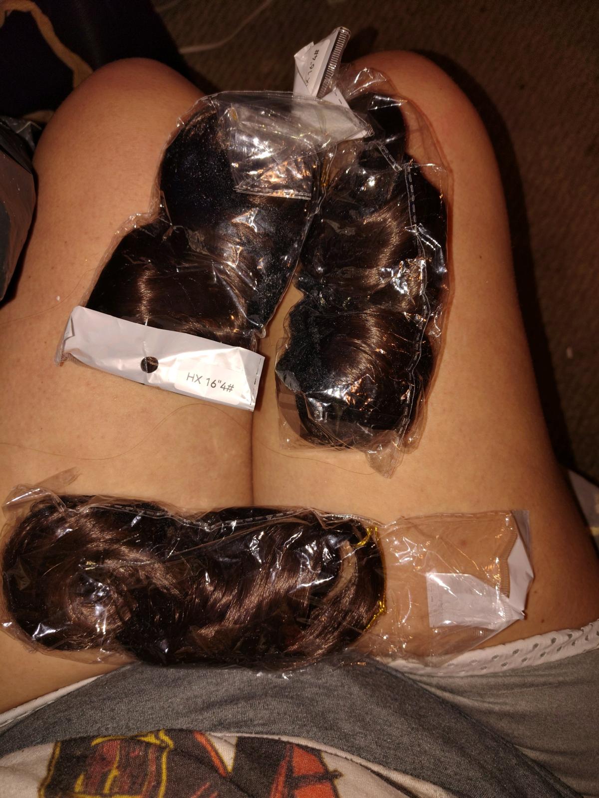 Victorish hair bundles with sewing kit