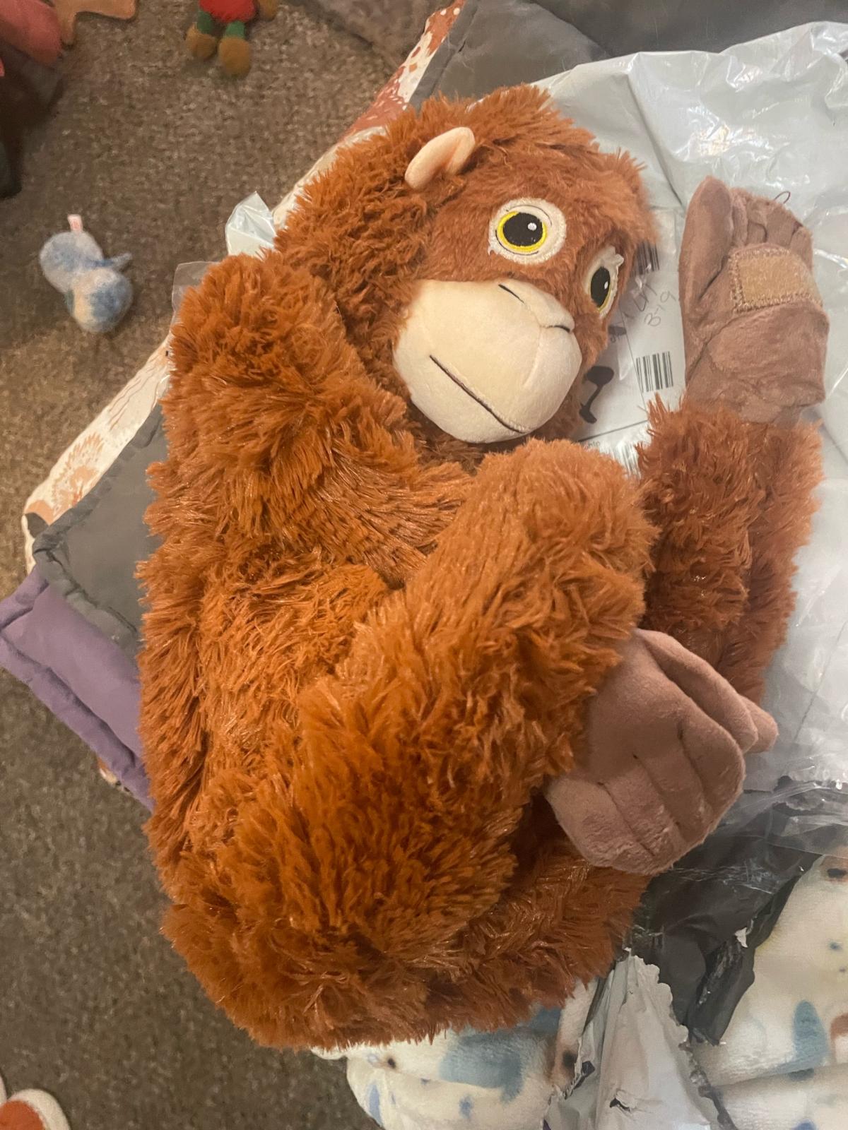Plush Orangutan Brown Ikea Like Plush 26in  NWOT