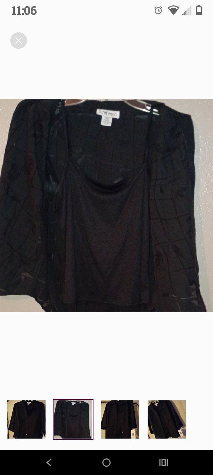 2 piece top  beautiful to wear to partys or on a daye