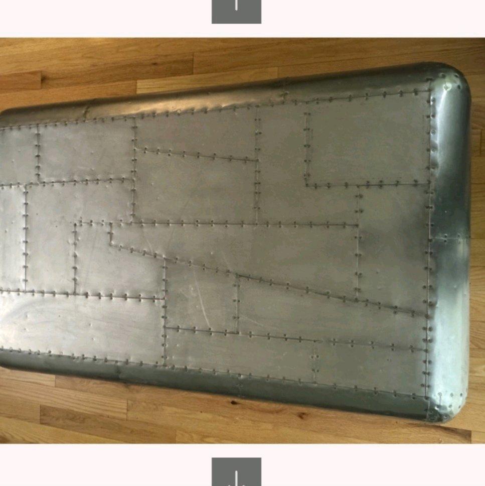 Aluminum coffee table