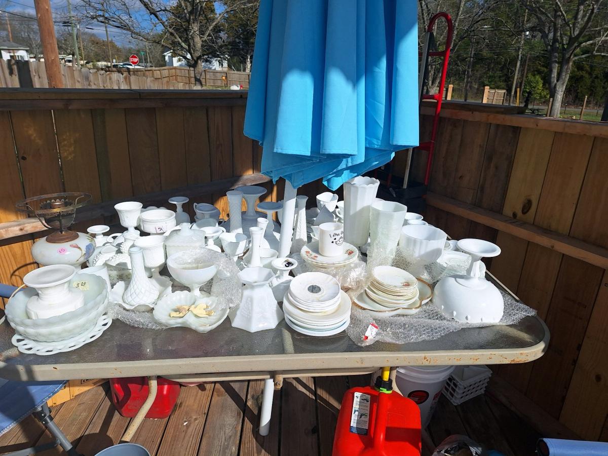 milk glass sale all or a few