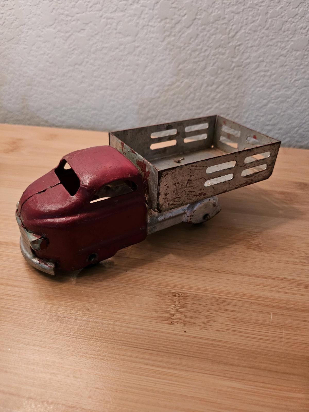 Vintage Pressed Steel Toy Truck
