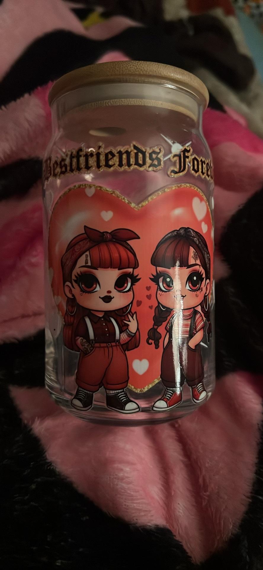 Selling cute mason jars with bamboo lids