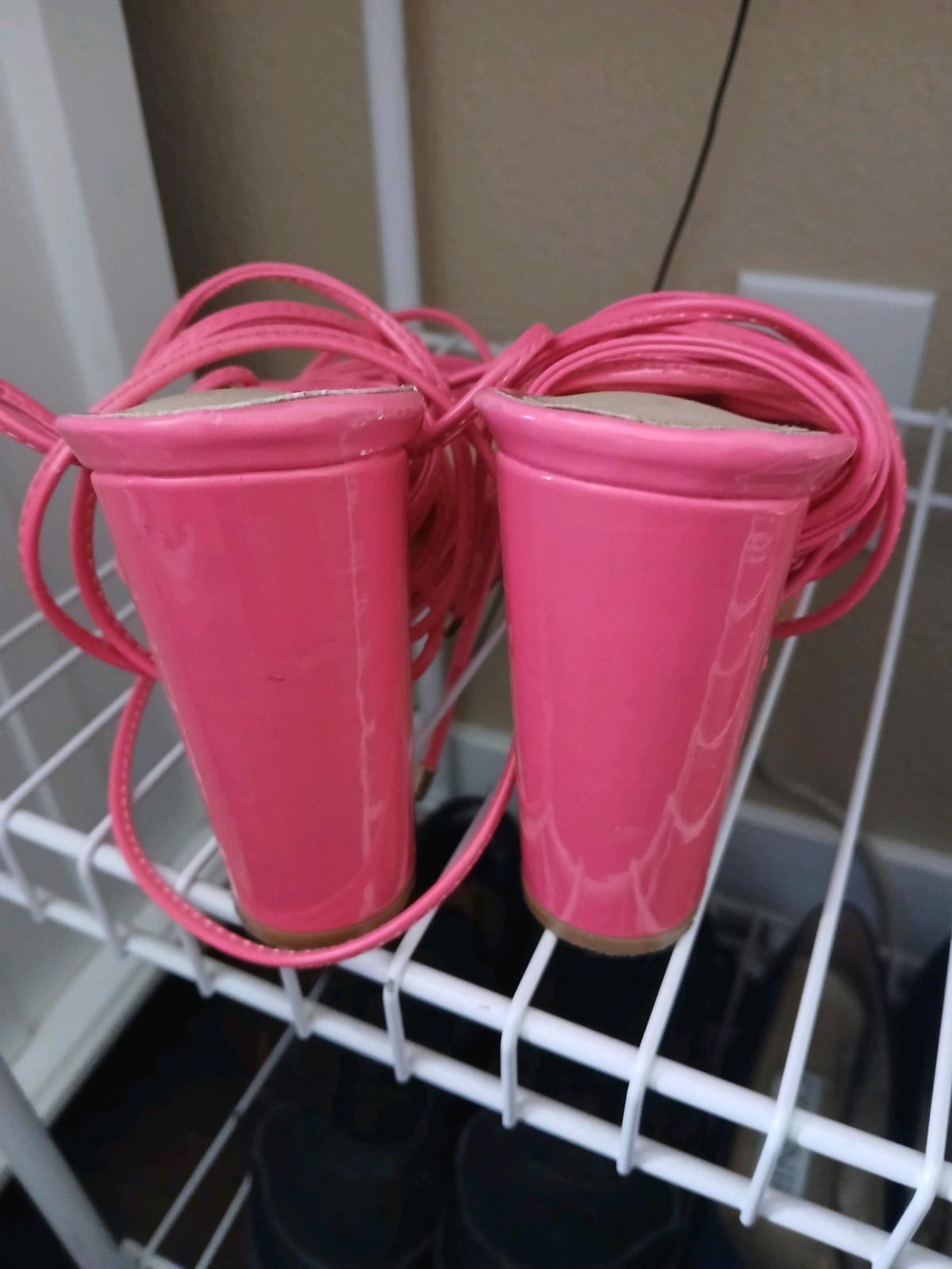 Pink Block Heels Size 7