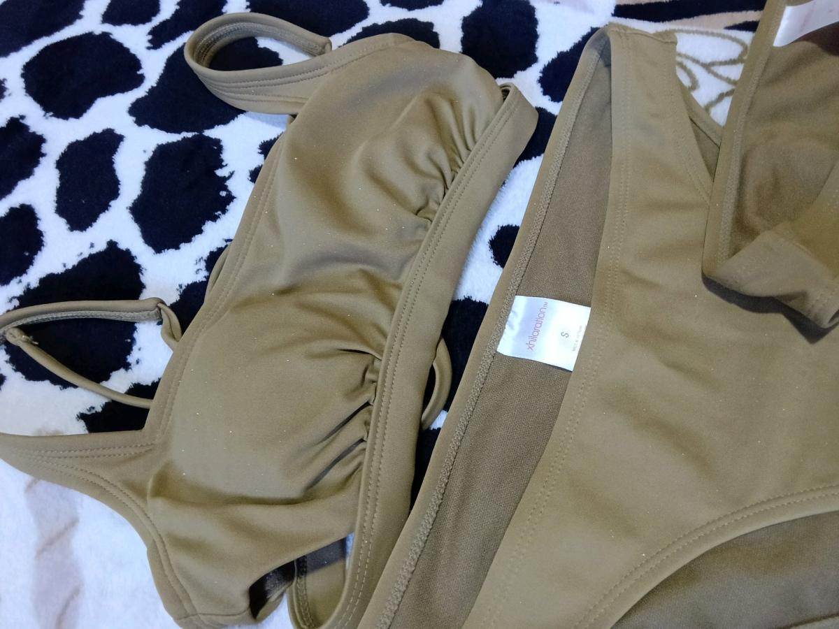 Cute two piece bikini set