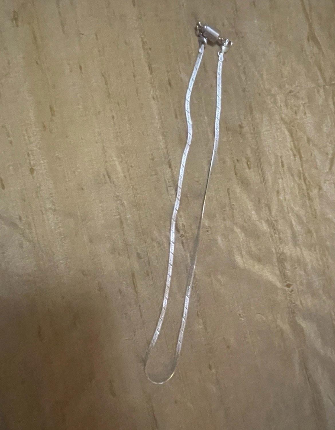 Italian 925 Silver Herringbone with Weighted Clasp