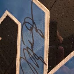 MICHAEL JORDAN #23 FRAMED NORTH CAROLINA COLLEGE TARR HEELS SIGNED NIKE SWINGMAN JERSEY